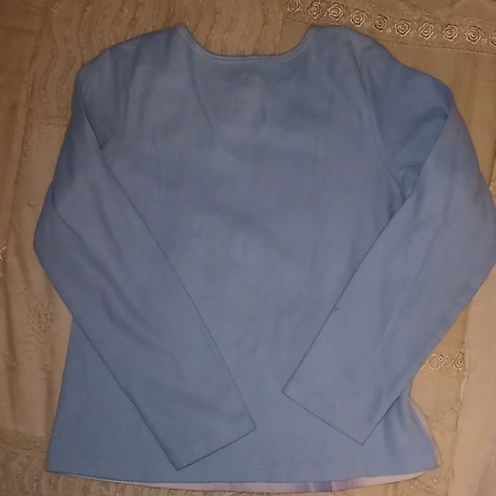 Disney Frozen Ana Elsa Winter Long Sleeve PJs Pajama Set Size 10/12